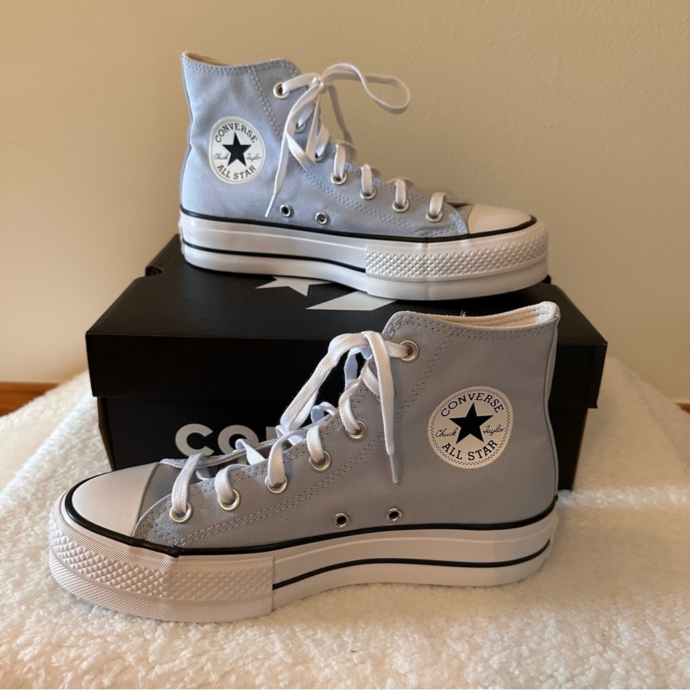 Converse Women's Blue High-Top Sneakers